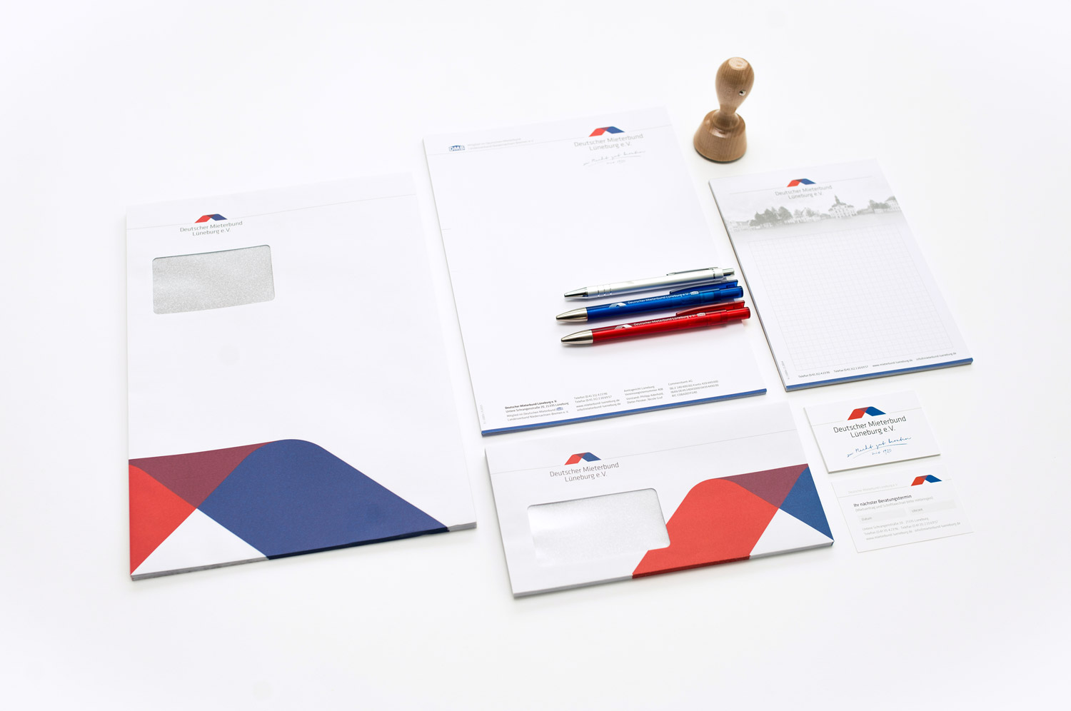 Geschäftsausstattung für den Mieterbund Lüneburg