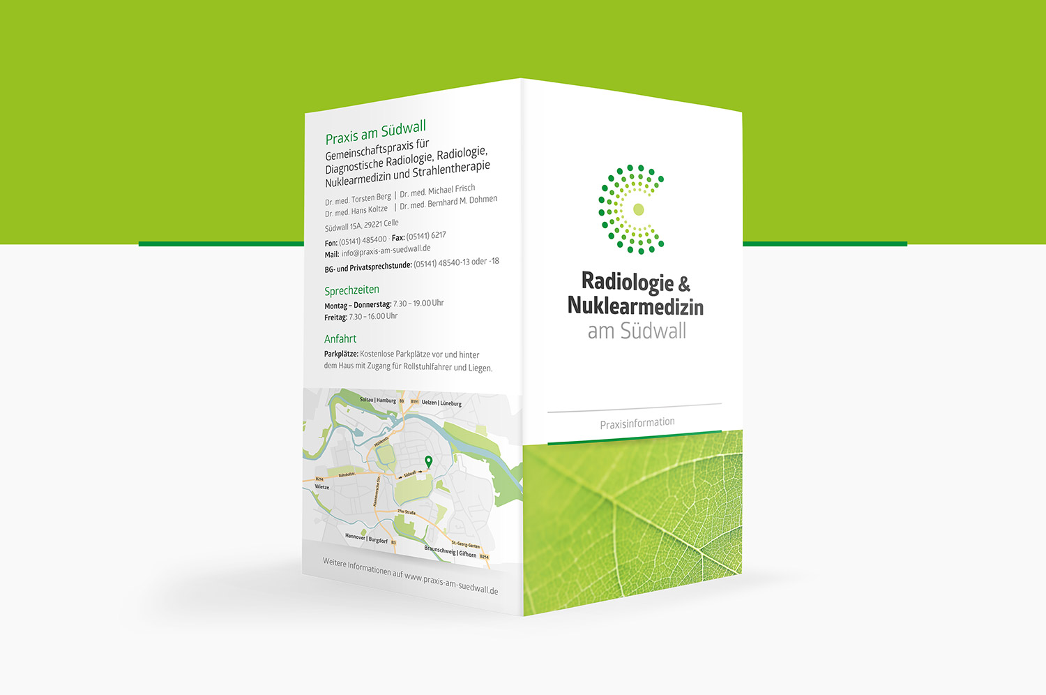 Broschüre für die Praxis am Südwall
