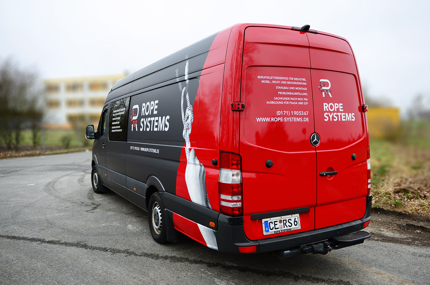 Fahrzeugfolierung für Rope Systems