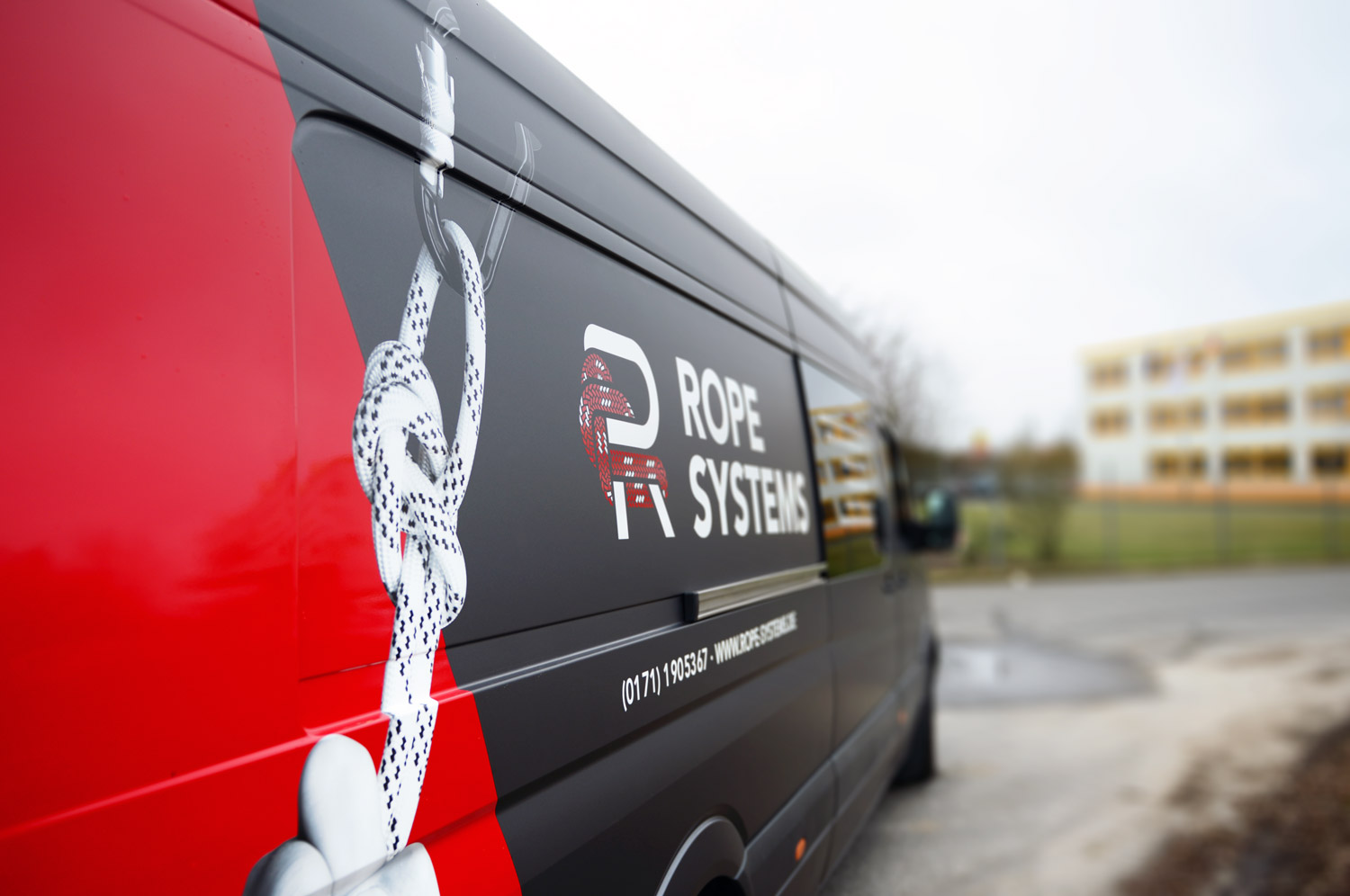 Fahrzeugfolierung für Rope Systems