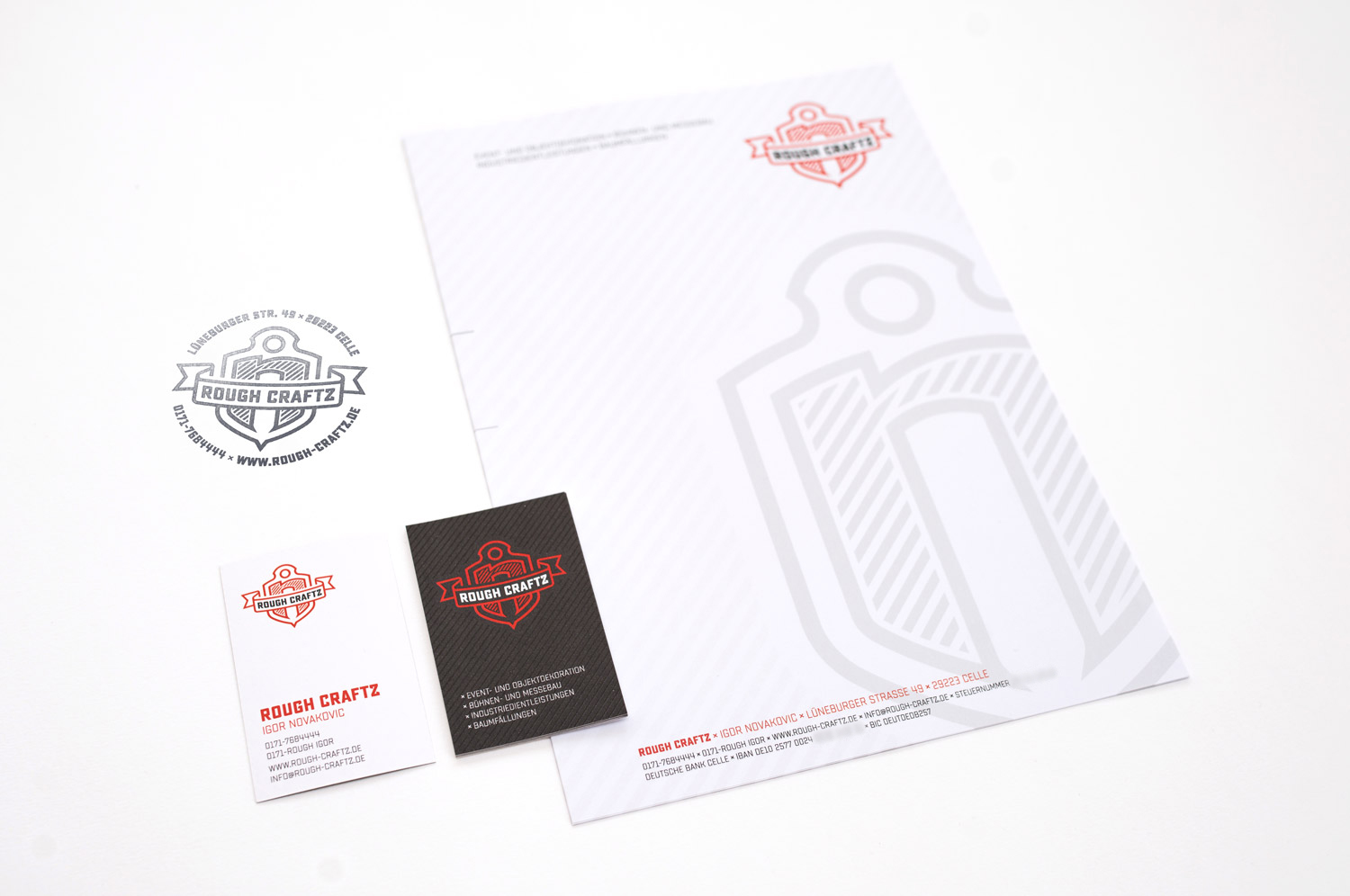 Entwicklung eines Corporate-Designs für Rough-Craftz
