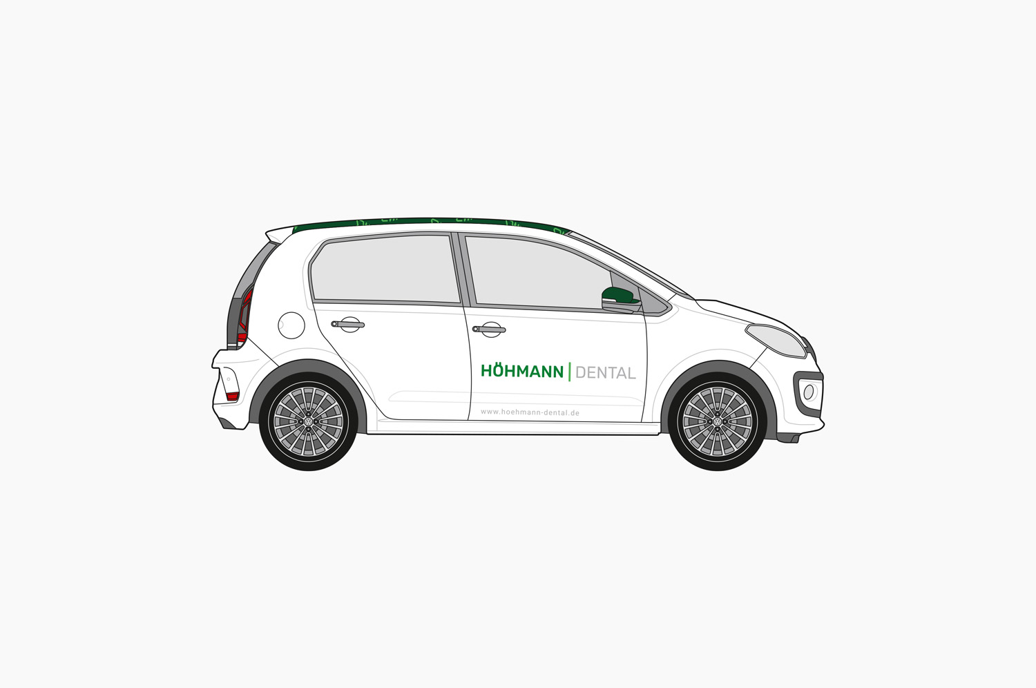 Fahrzeugfolierung für Höhmann Dental