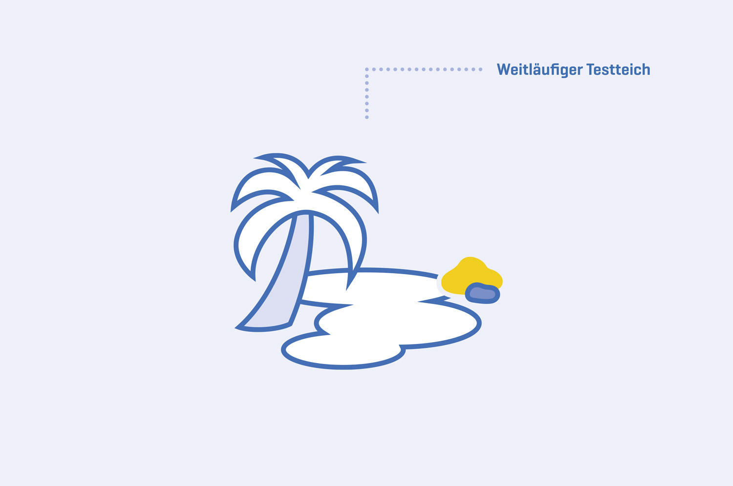 Icon weitläufiger Testteich für die Kanu-Erlebnis-Messe