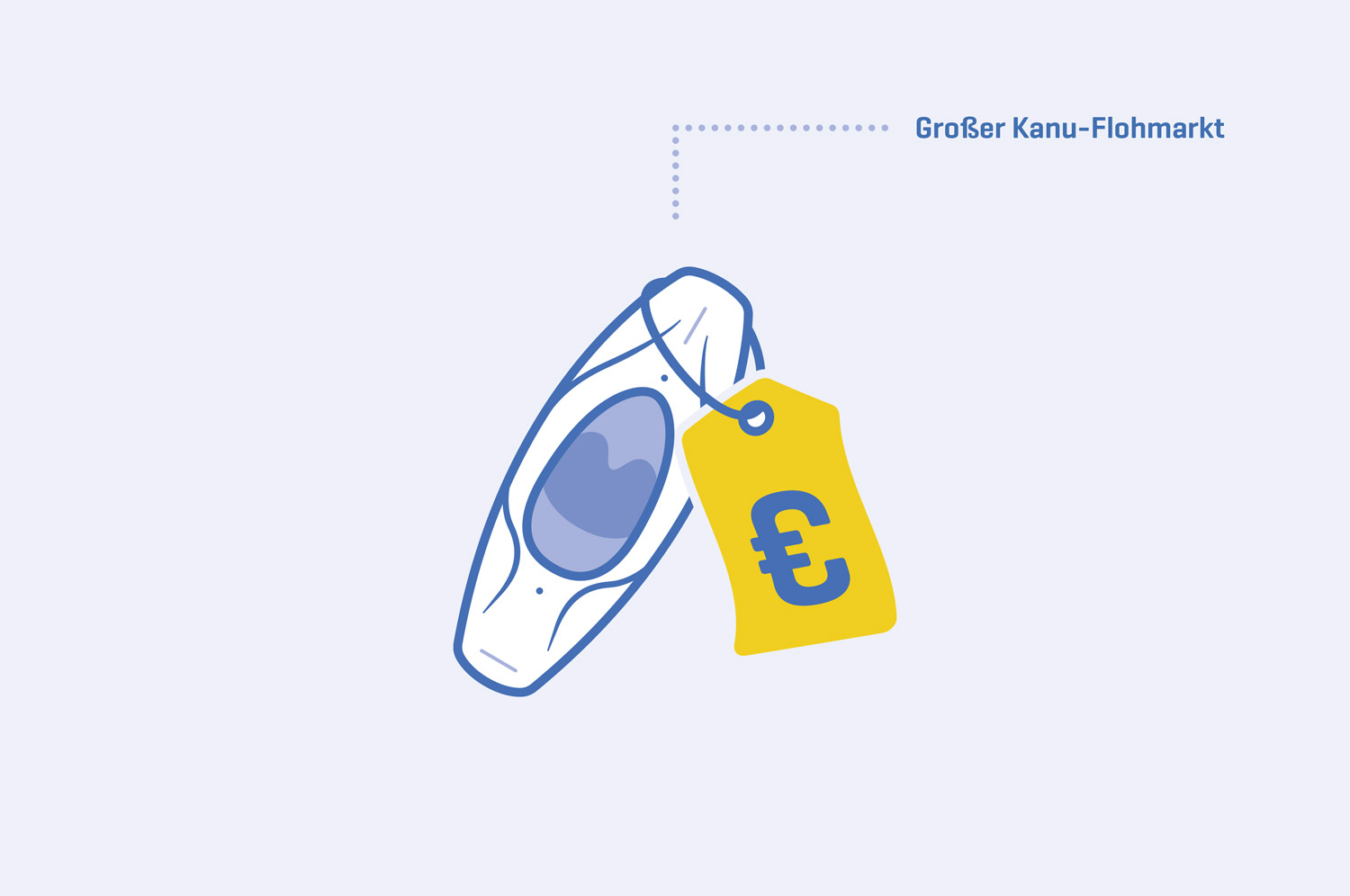 Icon großer Kanu-Flohmarkt für die Kanu-Erlebnis-Messe