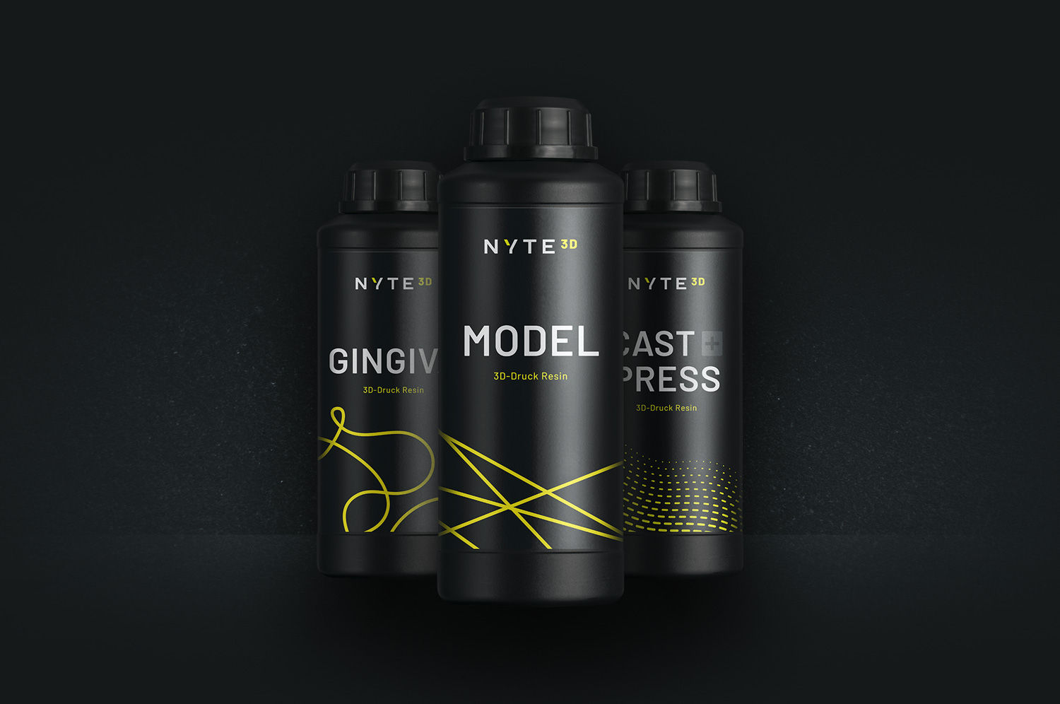 Flaschendesign für NYTE3D