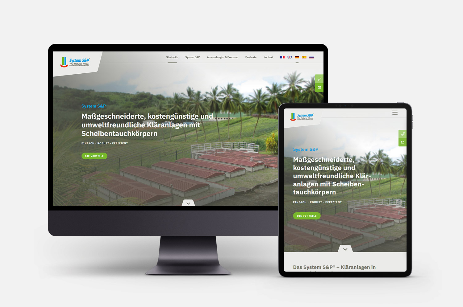 Responsive-Webdesign für System S&P